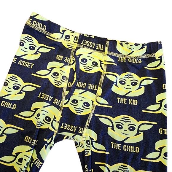 Cuddl Duds Boys Sleepwear, Star Wars Baby Yoda 2 Pc Thermal Pajama Set, Sz S - Picture 6 of 7